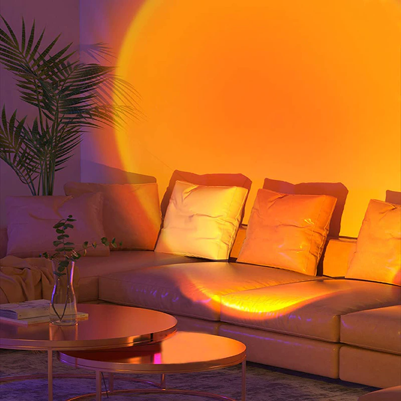 Rainbow Sunset Projection Lamp The DecorShop