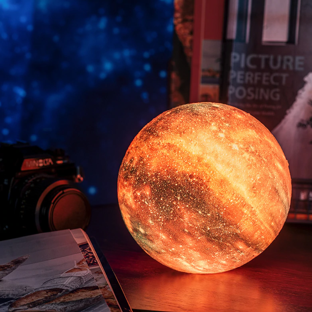 Color changing deals galaxy moon lamp